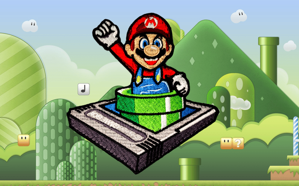 Image of OUT OF THIS GAME "MARIO" V2 GREY