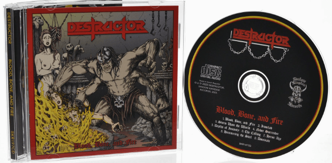 DESTRUCTOR - BLOOD, BONE AND FIRE CD