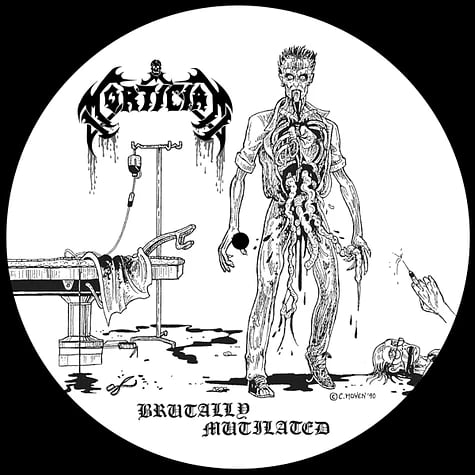 MORTICIAN - BRUTALLY MUTILATED 12" PICTURE DISC LP 