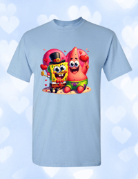 Image 2 of SpongeBob Light Blue Shirt