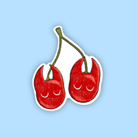 Image of cherry devils sticker