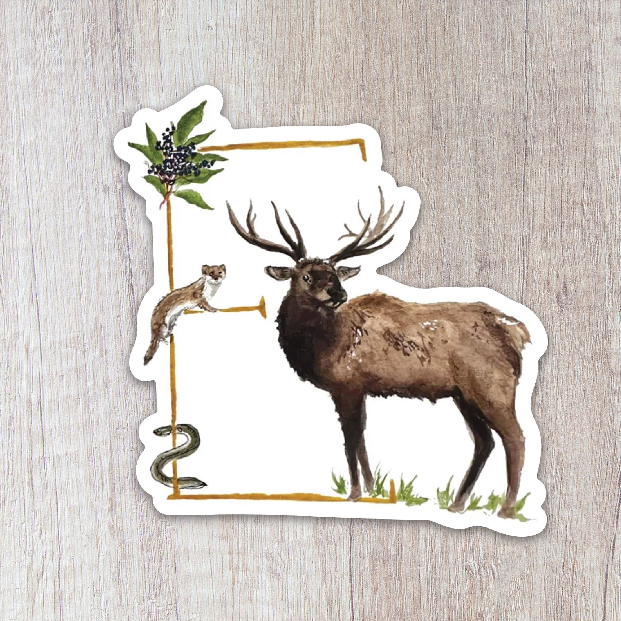 Letter E Sticker | Brush & Bark