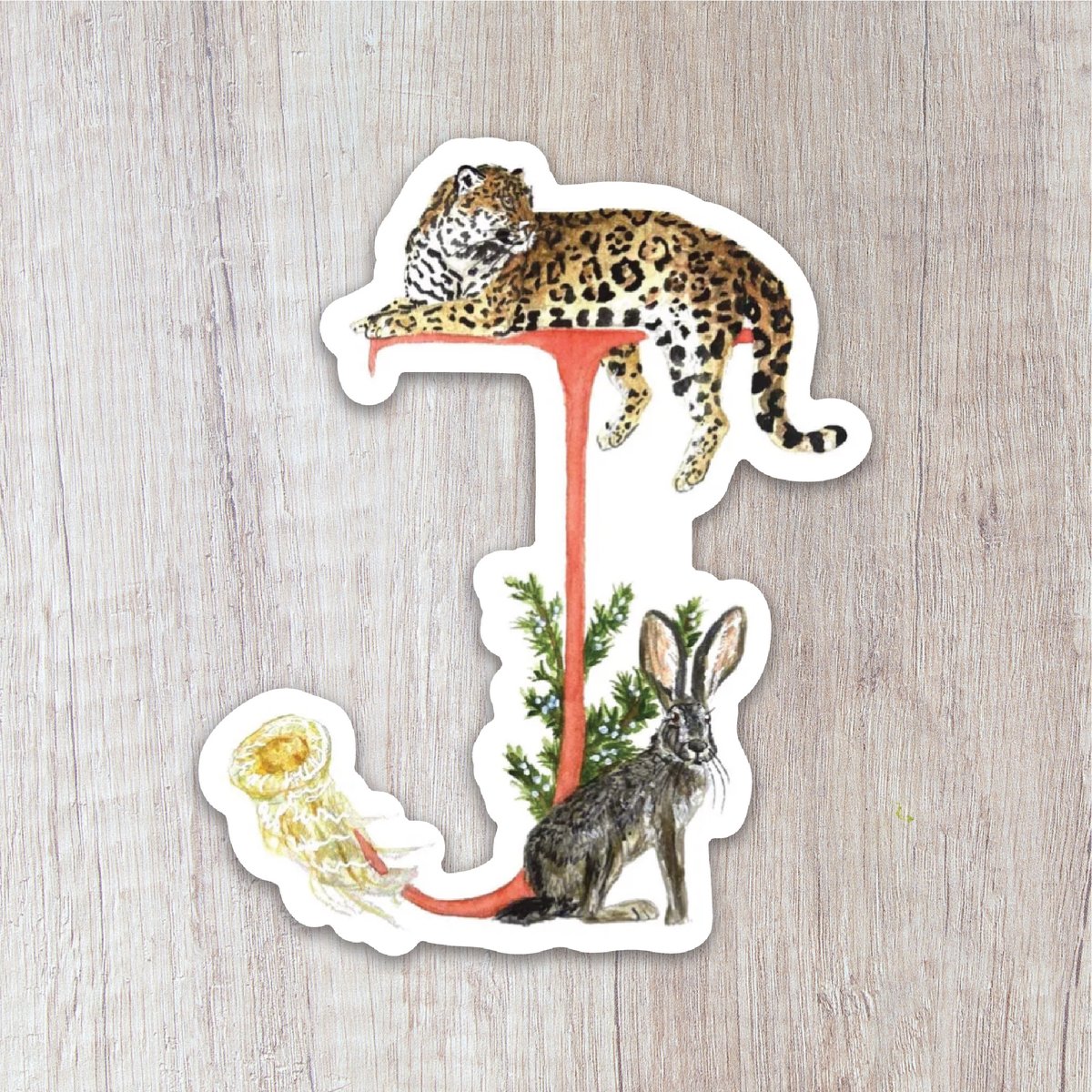 Letter J Sticker | Brush & Bark