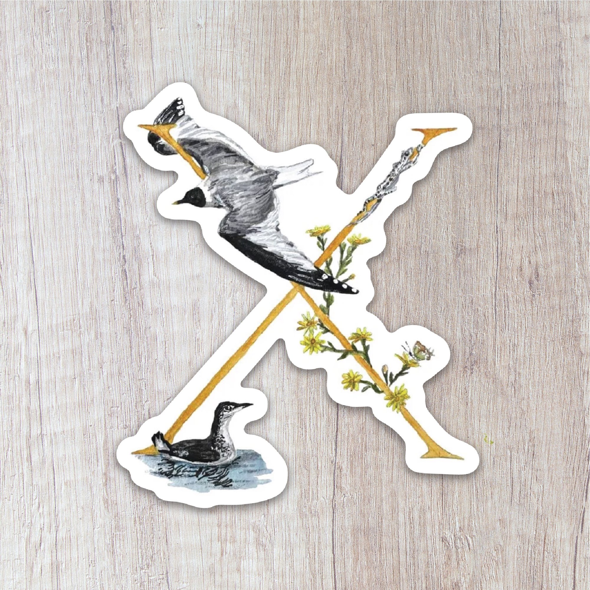 Letter X Sticker