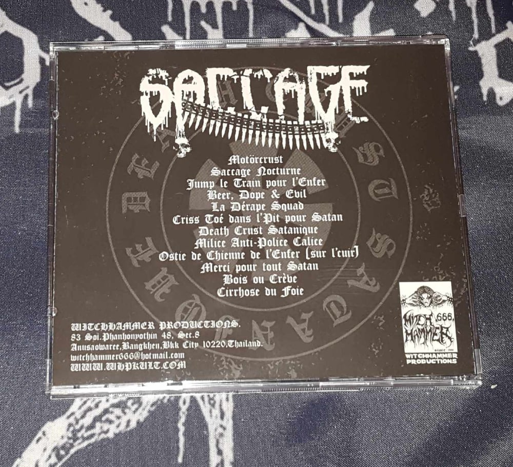 Saccage - Death Crust Satanique - CD