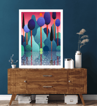 Image 2 of Nicolas Party - Landscape, Giclee Print, Contemporary Art Poster