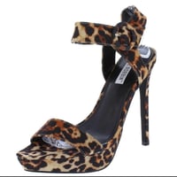 Image 2 of LEOPARD STILETTO HEELS