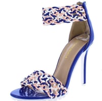 Image 2 of SALOMAN BLUE WOMAN’S HEELS