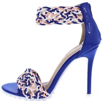Image 1 of SALOMAN BLUE WOMAN’S HEELS