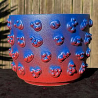 Image 1 of Blue/Red Amoeba Planter 1