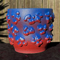 Image 1 of Red/Blue Amoeba Planter 2