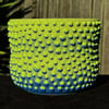 Green/Blue Dotted Planter 2