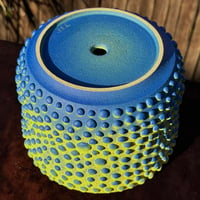 Image 2 of Green/Blue Dotted Planter 2