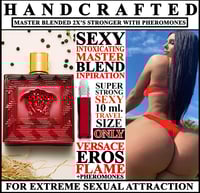 Image 1 of 2Pcs Deal!😱 VERSACE EROS FLAME COLOGNE FOR MEN WITH PHEROMONES FOR SEXUAL ALLURE.