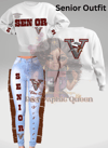 Grad White Sweatshirt and Jeans
