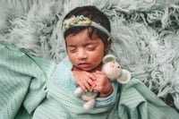 Image 1 of 'All wrapped up' Newborn mini session