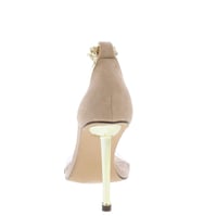 Image 3 of CRYSTAL RHINESTONE CHAIN PUMPS POINTED TOEMETAL STILETTO HEELS