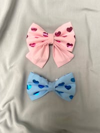 Image 1 of Metal Heart Sailor Bow / Bow Tie