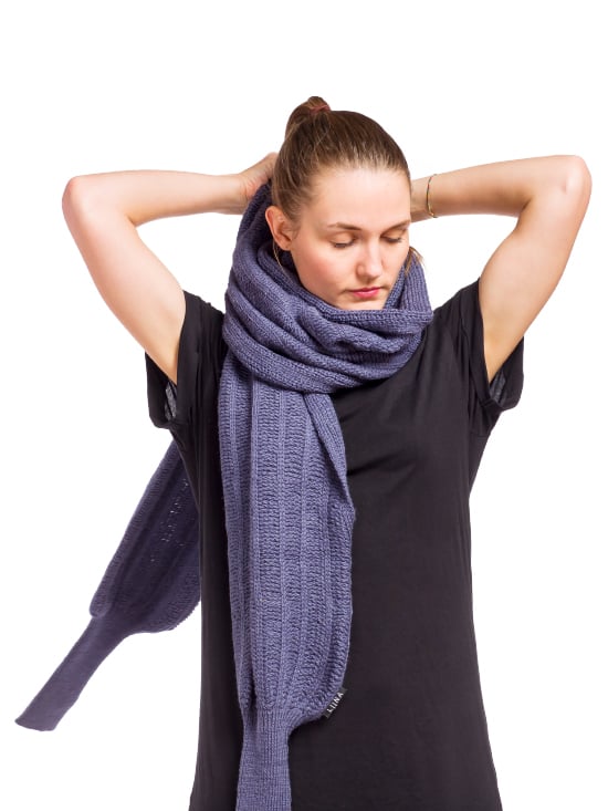 Image of Sleeve scarf dove 