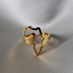 Image of Africa Map Ring