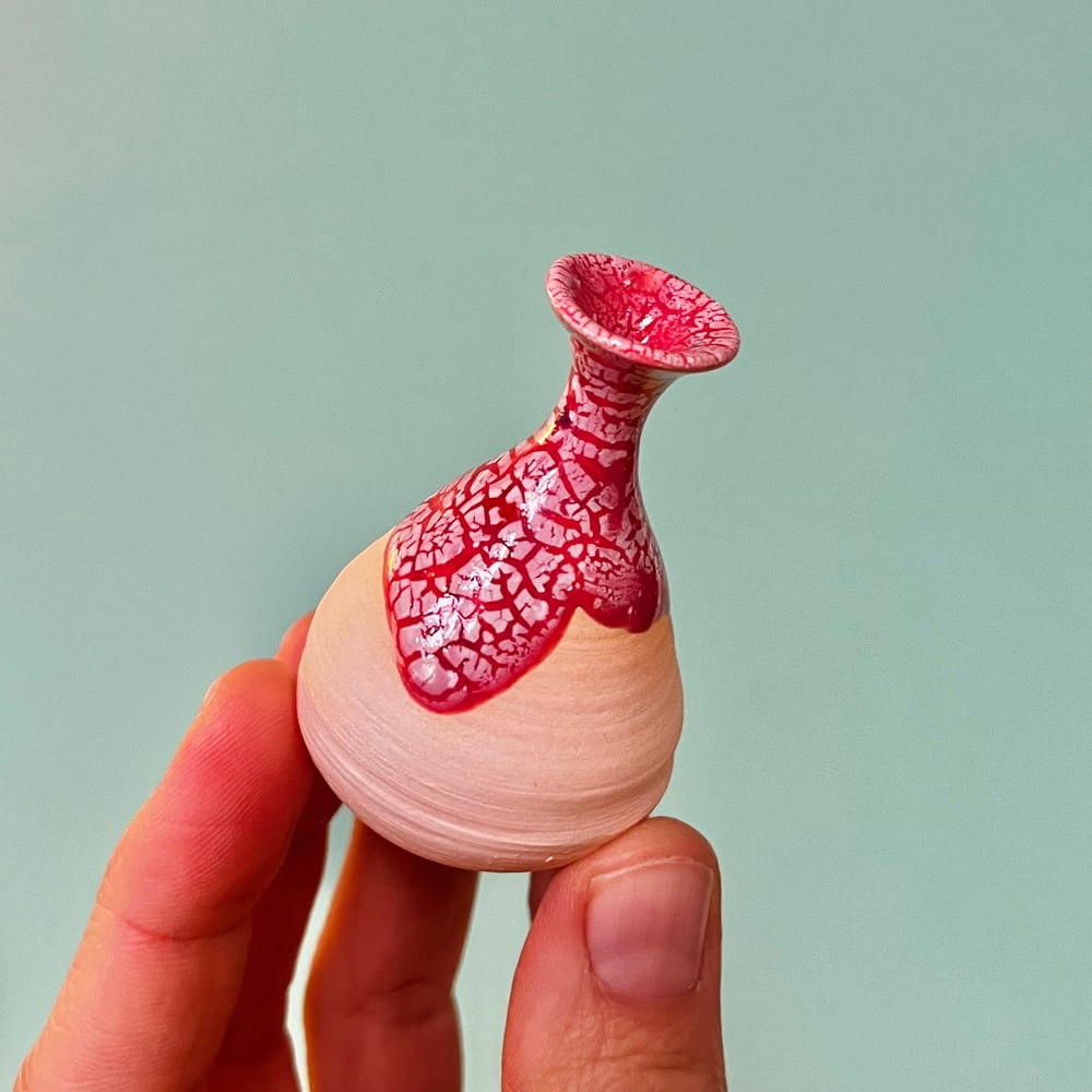 Image of Pink/Orange mini Vase