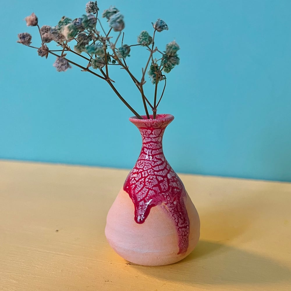 Image of Pink/Orange mini Vase