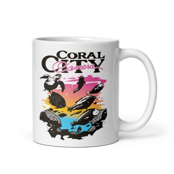 Image of Coral City Camera Sunset Mug