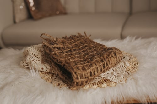 Image of natural jute under props layer