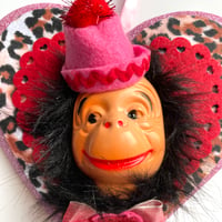 Image 4 of  Mick Tiny Hat Monkey Wreath 