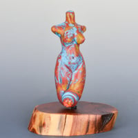 Image 1 of XXL. Fire Goddess - Flamework Glass Scupture