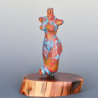 Image 3 of XXL. Fire Goddess - Flamework Glass Scupture