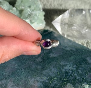 Amethyst SS Ring