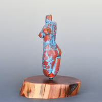 Image 3 of XXL. Fire & Water Goddess - Flamework Glass Sculpture