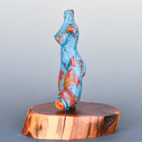 Image 2 of XL. Petite Water & Fire Goddess - Flamework Glass Sculpture