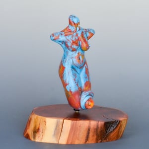 Image of XL. Petite Fire Goddess - Flamework Glass Sculpture