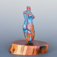 Image 4 of XL. Petite Fire Goddess - Flamework Glass Sculpture