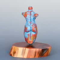 Image 5 of XL. Petite Fire Goddess - Flamework Glass Sculpture