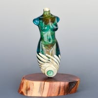Image 5 of XXXL. Aegean Sea Goddess - Flamework Glass Sculpture Bead