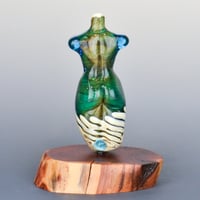 Image 4 of XXL. Birthstone Goddess - Flamework Glass Sculpture Bead 