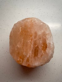 Image 4 of Himalayan Salt Natural Candle Holder + 4 Pure Beeswax Tea Light Candles