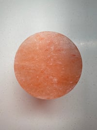 Image 4 of Himalayan Salt Cylinder Candle Holder + 4 Pure Beeswax Tea Light Candles