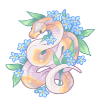 Image of Pastel Ball Python Holographic Sticker