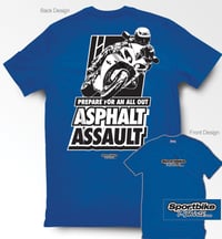 Image 3 of Asphalt Assault T-Shirt - Royal Blue