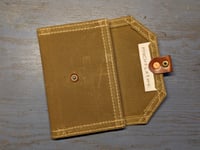 Image 2 of Waxed Canvas Notebook Cover (Tan)