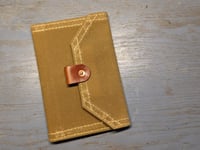 Image 3 of Waxed Canvas Notebook Cover (Tan)