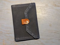 Image 3 of Waxed Canvas Notebook Cover (Navy)