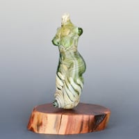 Image 4 of XXXL. Pale Sea Green Seaside Goddess - Flamework Glass Sculpture