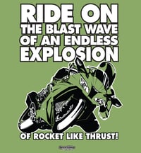 Image 3 of Blast Wave T-Shirt - Kiwi Green