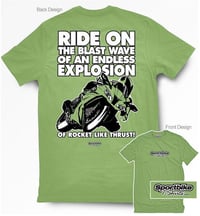 Image 2 of Blast Wave T-Shirt - Kiwi Green