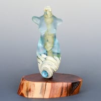 Image 2 of XXL. Sea Glass Goddess - Flamework Glass Sculpture